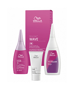 Wella Creatine+ Wave - Набор для нормальных волос, от тонких до трудноподдающихся