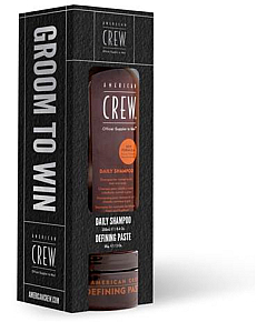 American Crew Daily Shampoo + Defining Paste - Ежедневный шампунь + Паста