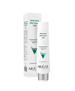 Aravia Professional Balancing Mat Cream 12H - Крем для лица балансирующий с матирующим эффектом 100 мл