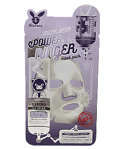 Elizavecca Milk Deep Power Ringer Mask Pack - Тканевая маска для лица с молоком 23 мл