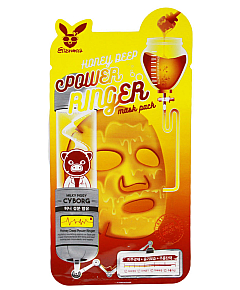 Elizavecca Honey Deep Power Ringer Mask Pack - Тканевая маска для лица с медом 23 мл