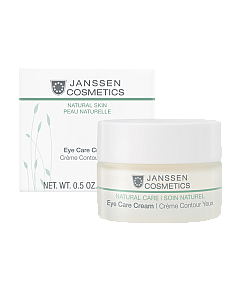 Janssen Cosmetics Natural Care Eye Care Cream - Разглаживающий крем для ухода за кожей вокруг глаз 15 мл