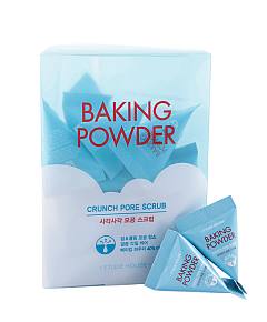 Etude House Baking Powder Crunch Pore Scrub - Скраб для лица с содой в пирамидках 24 шт