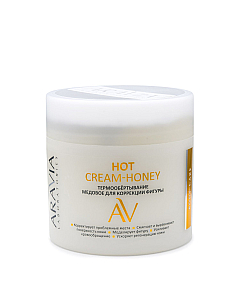 Aravia Laboratories Hot Cream-Honey - Термообёртывание медовое для коррекции фигуры 300 мл 