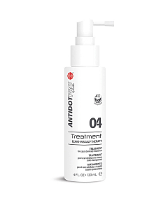 AntidotPro Treatment 04 - Уход успокаивающий несмываемый для кожи головы и поврежденных волос 120 мл