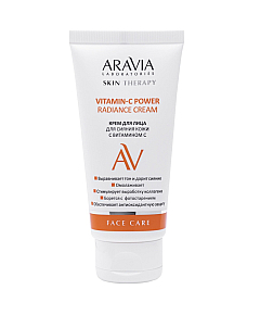 Aravia Laboratories Vitamin-C Power Radiance Cream - Крем для лица для сияния кожи с Витамином С 50 мл 