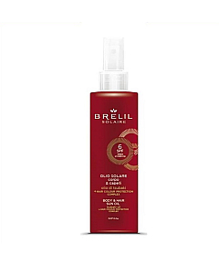 Brelil Solaire Olio Solare Corpo & Capelli SPF 6 - Защитное масло для волос и тела SPF 6 150 мл