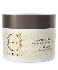 Barex Olioseta Oro Di Luce Shine Mask - Маска-блеск с протеинами шелка и семенем льна 500 мл