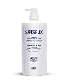 Barex Superplex Keratin Cool Blond Shampoo - Шампунь для придания холодного оттенка 750 мл