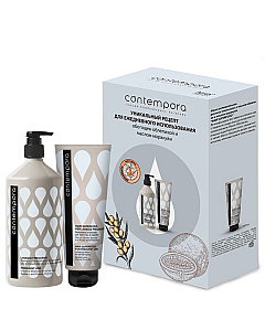 Barex Contempora Hair Superfood - Набор для ежедневного ухода с облепихой и маслом маракуй (шампунь+ маска) 500 мл + 350 мл