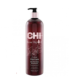 CHI Rose Hip Oil Shampoo - Шампунь с маслом лепестков роз 739 мл