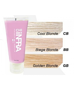 CHI INFRA - Осветляющая  безаммиачная крем-краска для волос (золотой блондин) GB