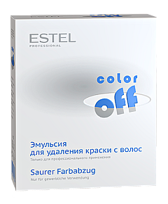Estel Professional Color off - Эмульсия для удаления краски с волос 3x120 мл