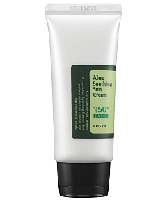 CosRx Aloe Soothing Sun Cream - Солнцезащитный крем с соком алоэ вера  для лица SPF50 PA+++, 100 мл