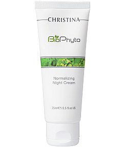 Christina Bio Phyto Normalizing Night Cream - Нормализующий ночной крем, 75мл
