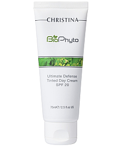 Christina Bio Phyto-8b Ultimate Defense Tinted Day Cream SPF 20 - Дневной крем "Абсолютная защита" SPF 20 с тоном 75 мл