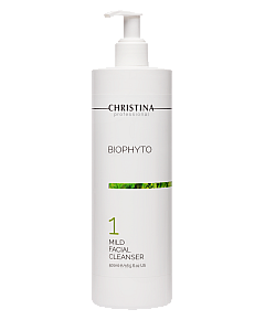 Christina Bio Phyto Mild Facial Cleanser - Мягкий очищающий гель, 500 мл, шаг 1