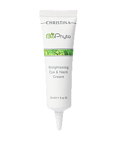 Christina Bio Phyto Enlightening Eye and Neck Cream - Осветляющий крем для кожи вокруг глаз и шеи, 30мл