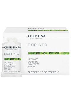 Christina Bio Phyto Ultimate Defense Day Cream SPF-20 Sachets Kit 30 pcs - Дневной крем «Абсолютная защита» SPF 20 в инд. саше 1,5 мл х 30 шт