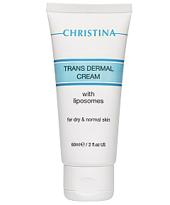 Christina Trans Dermal Cream with Liposomes - Трансдермальный крем с липосомами для сухой и нормальной кожи 60 мл