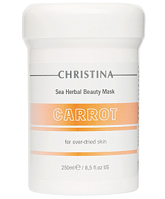 Christina Sea Herbal Beauty Mask Carrot - Кортиноловая (морковная) маска красоты для пересушенной кожи 250 мл