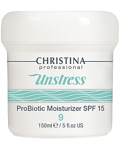 Christina Unstress Probiotic Moisturizer SPF 15 - Увлажняющий крем с пробиотическим действием SPF 15 150 мл