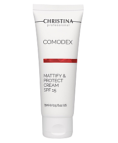 Christina Comodex Mattify And Protect Cream SPF 15 - Матирующий защитный крем SPF 15 75 мл
