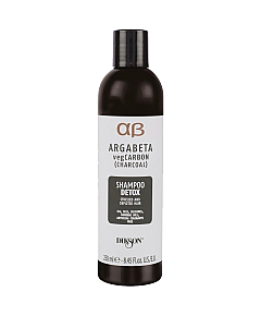 Dikson ArgaBeta Shampoo Detox - Шампунь с растительным углем, маслами лаванды и иланг-иланга для волос подверженных стрессу 250 мл