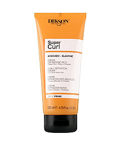 Dikson Diksoprime Curl Definition Cream - Крем для кудрявых и вьющихся волос с авокадо и эластином 200 мл