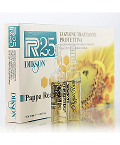 Dikson P.R.25 Pappa Reale - Лосьон с тонизирующим и стимулирующим эффектом на основе натурального маточного молочка для тонких, склонных к выпадению волос 10*10 мл