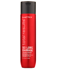 Matrix Total Results So Long Damage Shampoo - Шампунь для восстановления ослабленных волос с керамидами, 300 мл