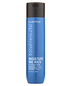 Matrix Total Results Moisture Me Rich Shampoo - Шампунь для увлажения сухих волос с глицерином, 300 мл