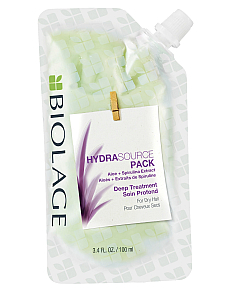 Matrix Biolage Hydrasource Deep Treatment Pack - Маска-концентрат для сухих волос 100 мл