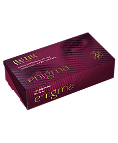 Estel Professional Enigma 7 - Краска для бровей и ресниц, тон бордовый 2x20 мл