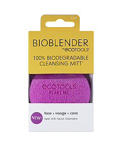 EcoTools Bioblender Facial Cleansing Mitt - Биоразлагаемый спонж для умывания