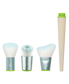 EcoTools Interchangeables Blush + Glow - Набор кистей для макияжа со сменными насадками