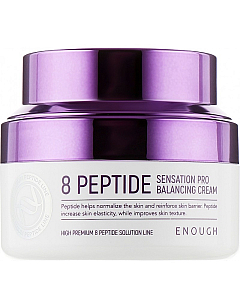 Enough 8Peptide Sensation Pro Balancing Cream - Крем для лица с пептидами 50 мл