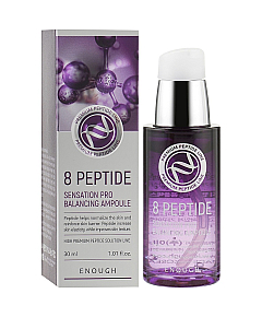 Enough 8 Peptide Sensation Pro Balancing Ampoule - Сыворотка для лица Пептиды 30 мл