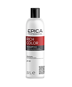 Epica Professional Rich Color - Шампунь для окрашенных волос с маслом макадамии и экстрактом виноградных косточек 300 мл