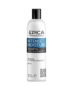 Epica Professional Intense Moisture - Шампунь для увлажнения и питания сухих волос c маслом какао и экстрактом зародышей пшеницы 300 мл