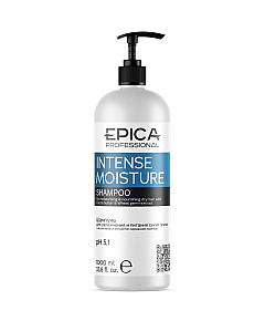 Epica Professional Intense Moisture - Шампунь для увлажнения и питания сухих волос c маслом какао и экстрактом зародышей пшеницы 1000 мл