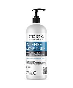 Epica Professional Intense Moisture - Кондиционер для увлажнения и питания сухих волос маслами хлопка, какао и экстрактом зародышей пшеницы 1000 мл