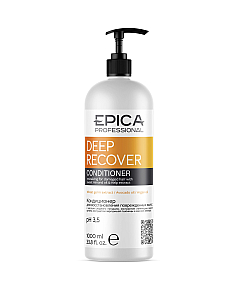 Epica Professional Deep Recover - Кондиционер для восстановления повреждённых волос с маслом сладкого миндаля и экстрактом ламинарии 1000 мл