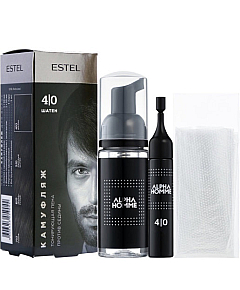 ESTEL Alpha Homme - Набор для камуфляжа волос 4/0 2 х 10 мл