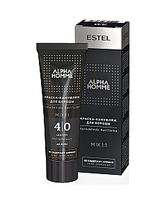 ESTEL Alpha Homme - Краска-камуфляж для бороды 4/0 шатен 40 мл
