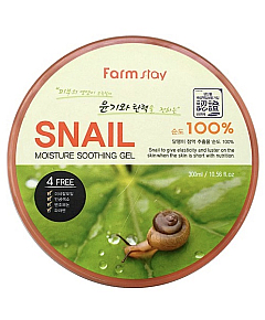 FarmStay Moisture Soothing Gel Snail - Гель многофункциональный с экстрактом улитки 300 мл