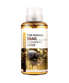 FarmStay Pure Natural Snail Cleansing Water - Вода очищающая с экстрактом муцина улитки 500 мл