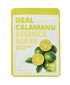 FarmStay Real Calamansi Essence Mask - Маска тканевая для лица с экстрактом каламанси 23 мл
