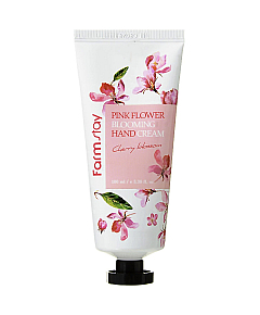 FarmStay Pink Flower Hand Cream Cherry Blossom - Крем для рук с экстрактом цветов вишни 100 мл