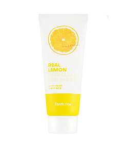 FarmStay Real Lemon Deep Clear Peeling Gel - Гель-пилинг отшелушивающий с экстрактом лимона 100 мл
